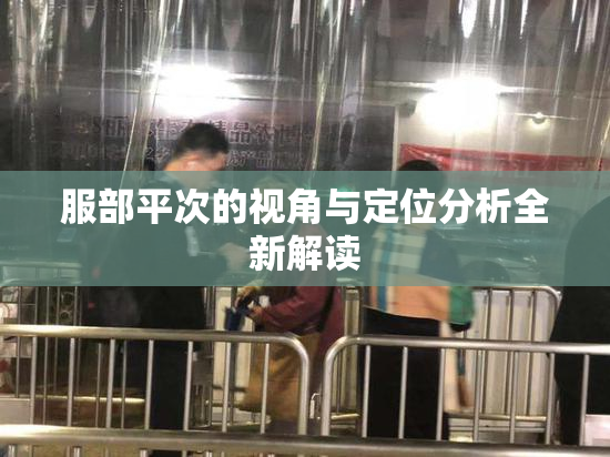 服部平次的视角与定位分析全新解读