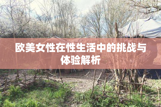 欧美女性在性生活中的挑战与体验解析