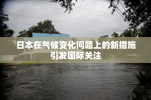 日本在气候变化问题上的新措施引发国际关注