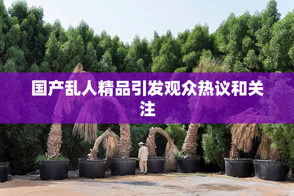 国产乱人精品引发观众热议和关注