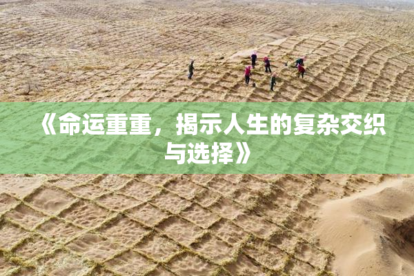 《命运重重，揭示人生的复杂交织与选择》
