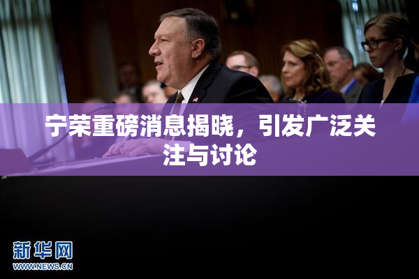 宁荣重磅消息揭晓，引发广泛关注与讨论
