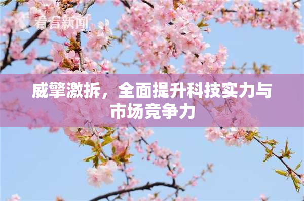 威擎激拆，全面提升科技实力与市场竞争力