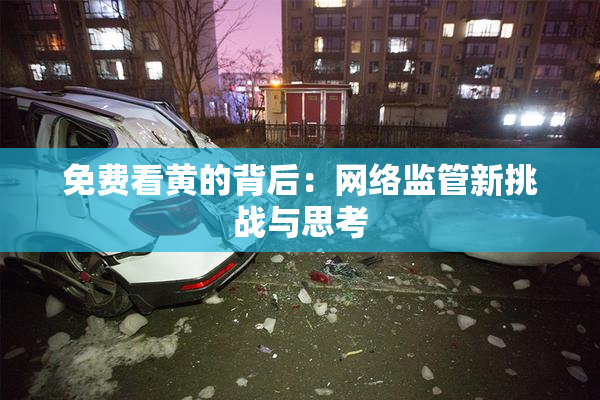 免费看黄的背后：网络监管新挑战与思考