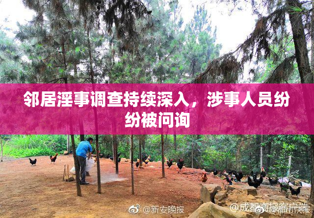 邻居淫事调查持续深入，涉事人员纷纷被问询