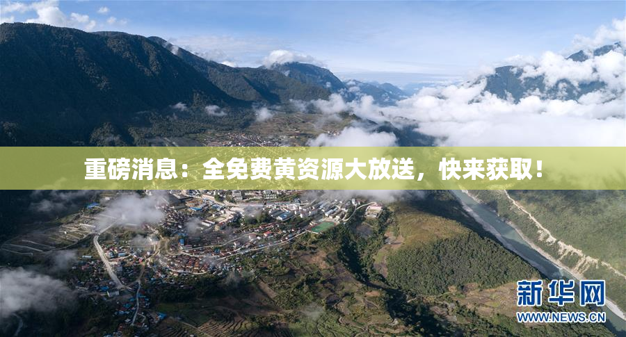 重磅消息：全免费黄资源大放送，快来获取！