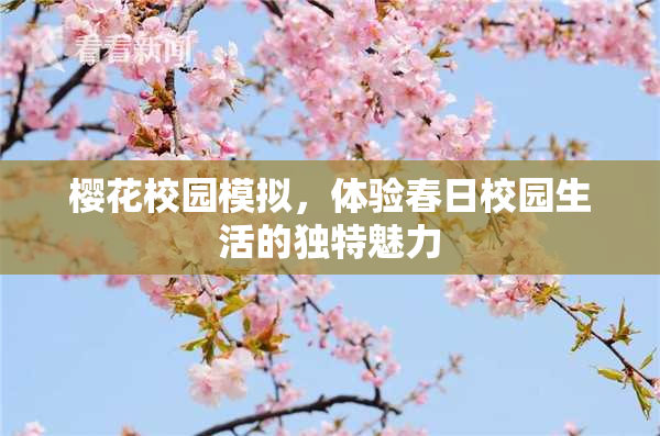 樱花校园模拟，体验春日校园生活的独特魅力