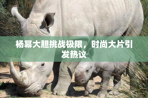 杨幂大胆挑战极限，时尚大片引发热议