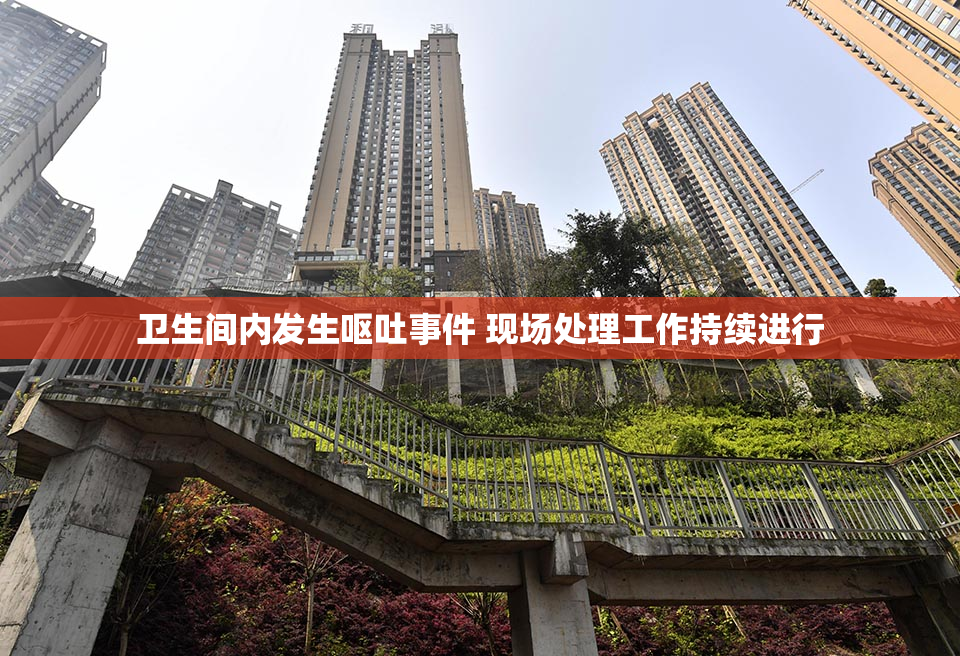 卫生间内发生呕吐事件 现场处理工作持续进行