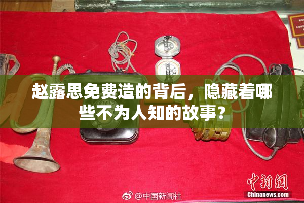 赵露思免费造的背后，隐藏着哪些不为人知的故事？