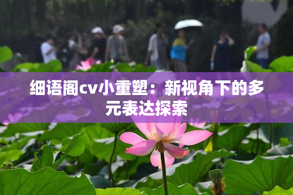 细语阁cv小重塑：新视角下的多元表达探索