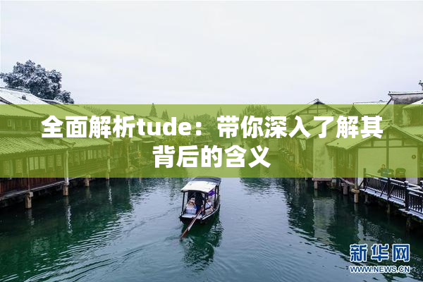 全面解析tude：带你深入了解其背后的含义