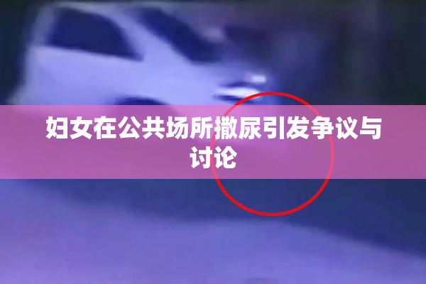 妇女在公共场所撒尿引发争议与讨论