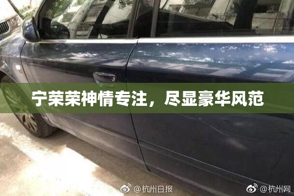 宁荣荣神情专注，尽显豪华风范