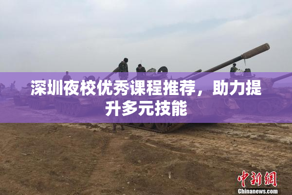 深圳夜校优秀课程推荐，助力提升多元技能