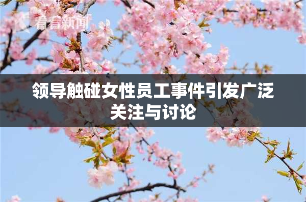 领导触碰女性员工事件引发广泛关注与讨论