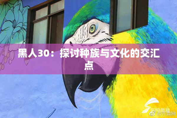 黑人30：探讨种族与文化的交汇点