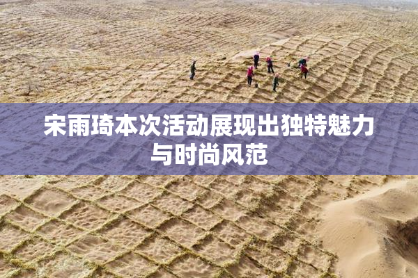 宋雨琦本次活动展现出独特魅力与时尚风范