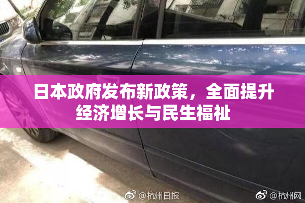 日本政府发布新政策，全面提升经济增长与民生福祉