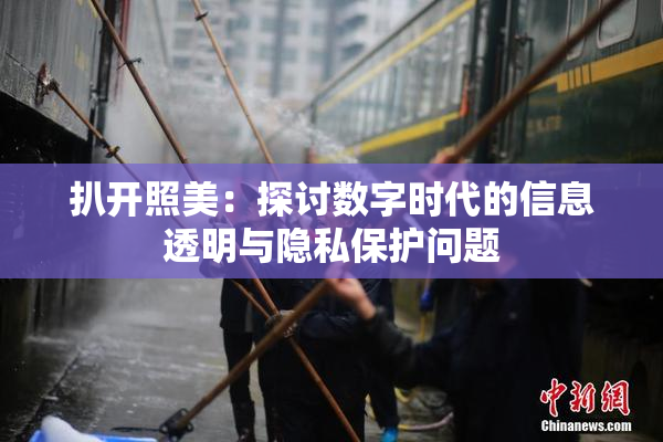 扒开照美：探讨数字时代的信息透明与隐私保护问题
