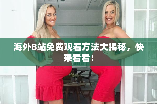海外B站免费观看方法大揭秘，快来看看！