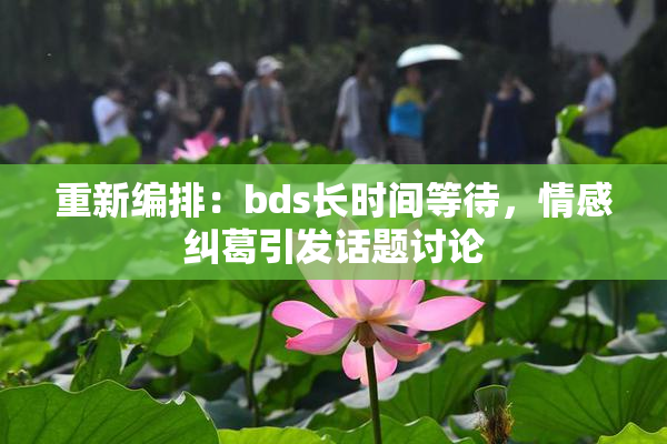 重新编排：bds长时间等待，情感纠葛引发话题讨论