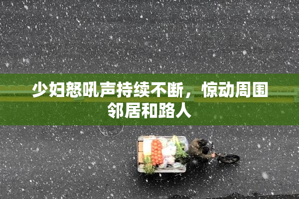 少妇怒吼声持续不断，惊动周围邻居和路人