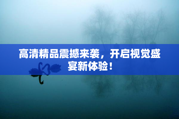 高清精品震撼来袭，开启视觉盛宴新体验！