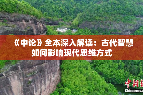 《中论》全本深入解读：古代智慧如何影响现代思维方式