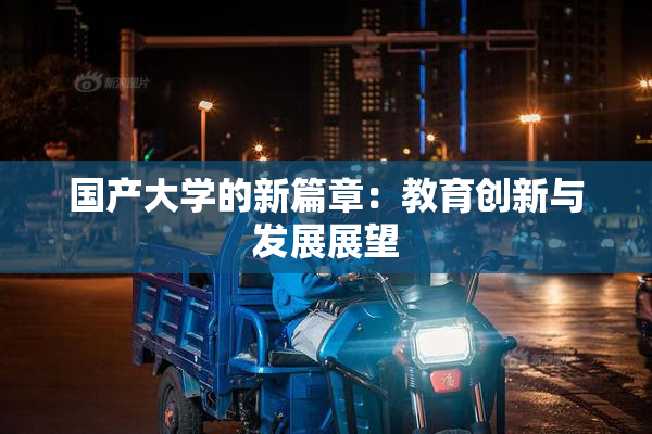 国产大学的新篇章：教育创新与发展展望