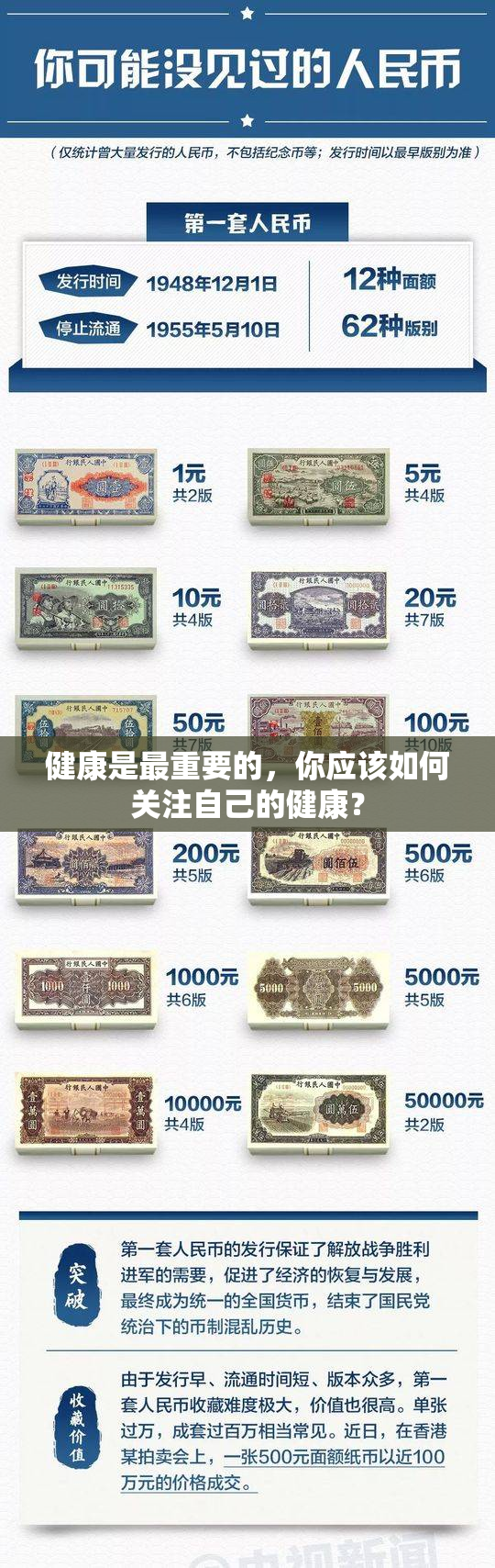 健康是最重要的，你应该如何关注自己的健康？