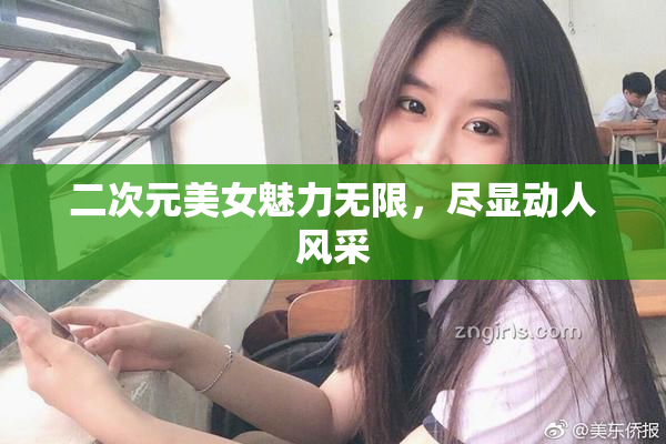 二次元美女魅力无限，尽显动人风采