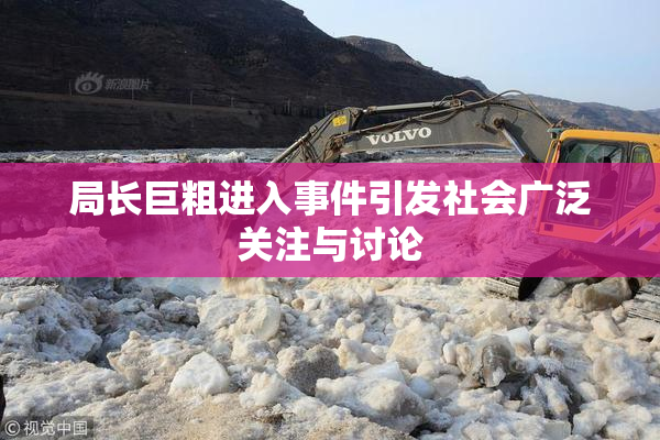 局长巨粗进入事件引发社会广泛关注与讨论