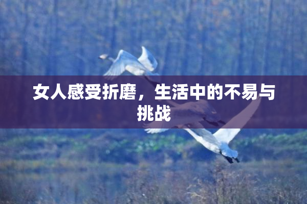 女人感受折磨，生活中的不易与挑战