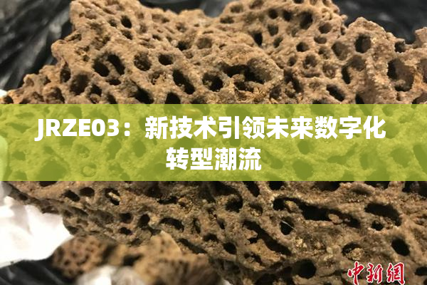 JRZE03：新技术引领未来数字化转型潮流