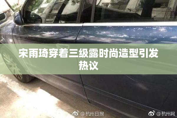 宋雨琦穿着三级露时尚造型引发热议