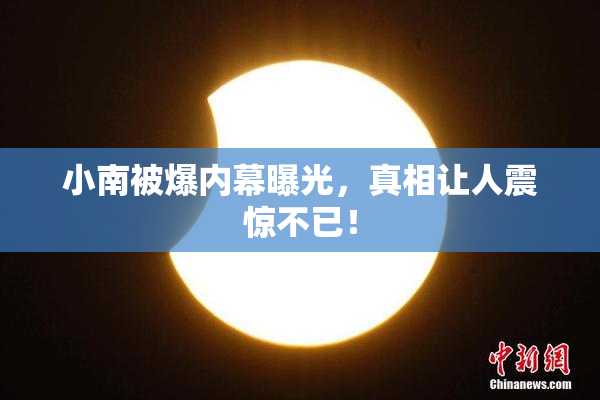 小南被爆内幕曝光，真相让人震惊不已！