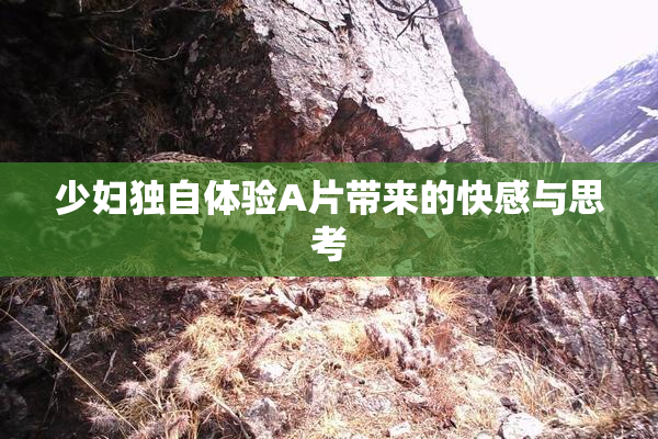 少妇独自体验A片带来的快感与思考