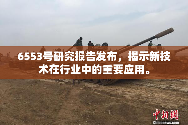 6553号研究报告发布，揭示新技术在行业中的重要应用。