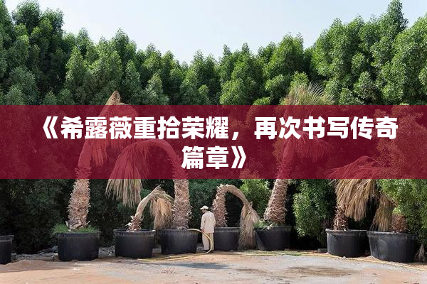 《希露薇重拾荣耀，再次书写传奇篇章》