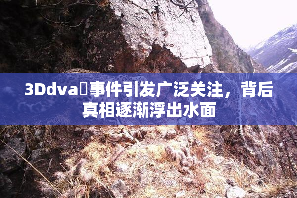 3Ddva婬事件引发广泛关注，背后真相逐渐浮出水面