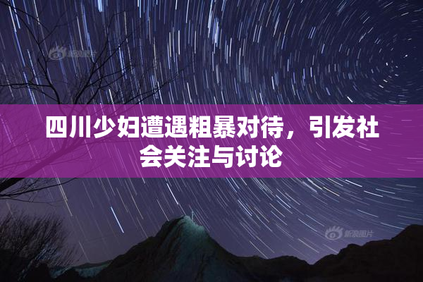 四川少妇遭遇粗暴对待，引发社会关注与讨论