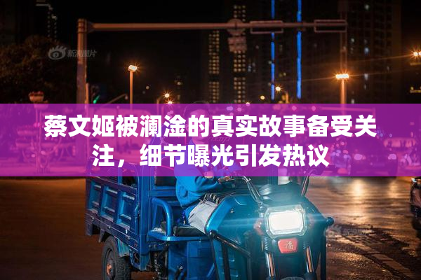 蔡文姬被澜淦的真实故事备受关注，细节曝光引发热议