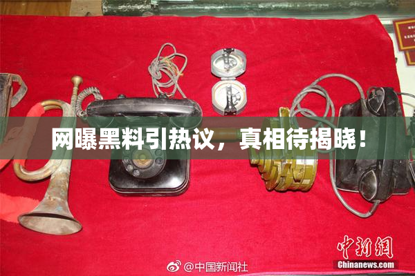 网曝黑料引热议，真相待揭晓！