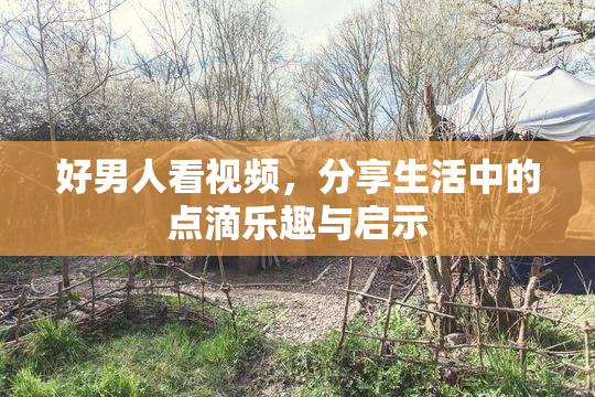 好男人看视频，分享生活中的点滴乐趣与启示