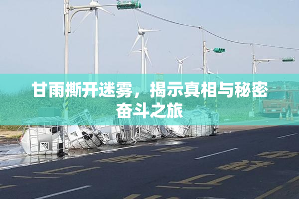甘雨撕开迷雾，揭示真相与秘密奋斗之旅