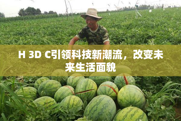 H 3D C引领科技新潮流，改变未来生活面貌