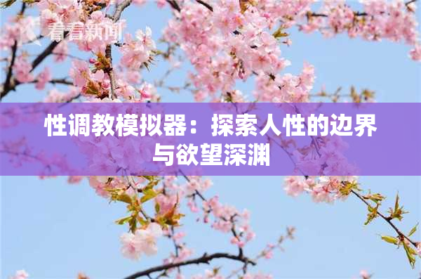 性调教模拟器：探索人性的边界与欲望深渊