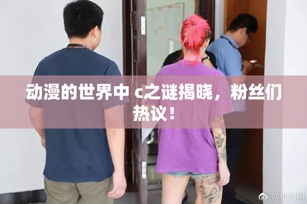 动漫的世界中 c之谜揭晓，粉丝们热议！