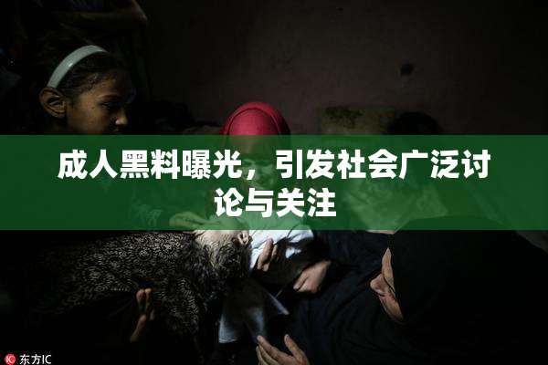 成人黑料曝光，引发社会广泛讨论与关注